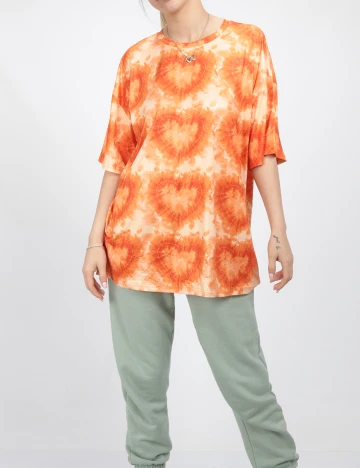 Tricou SHEIN, portocaliu, M