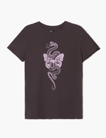 Tricou CROPP, maro, S