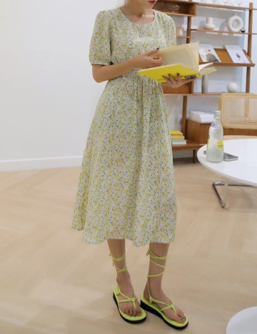 Rochie Medie Dazy, floral, S
