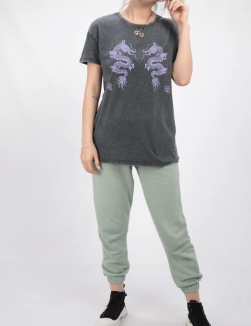 Tricou CROPP, gri, S