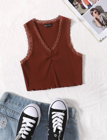 Top SHEIN, maro, XL