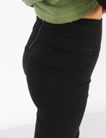 Blugi Pieces, negru, XXS/XS