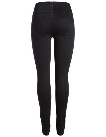 Blugi Pieces, negru, XXS/XS