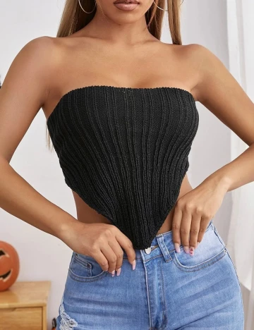 Top SHEIN, negru, M