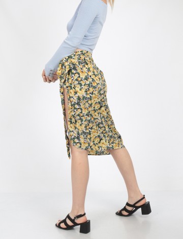 Fusta SHEIN, floral, XS