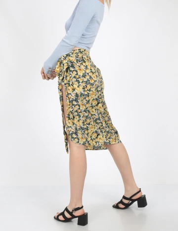 Fusta SHEIN, floral, XS