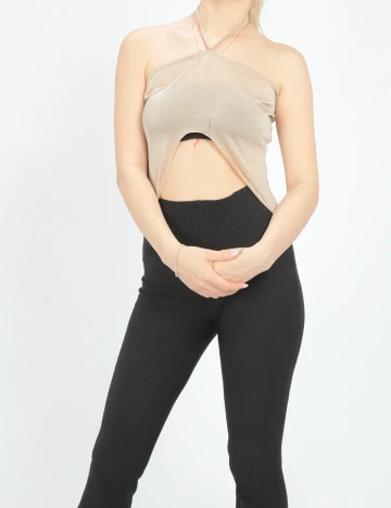 Top SHEIN, crem, L Crem