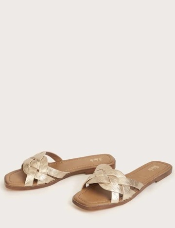 Slapi SHEIN, auriu, 36