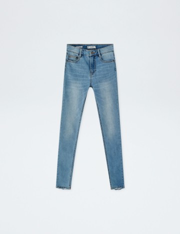 Blugi Pull&Bear, albastru denim, 32