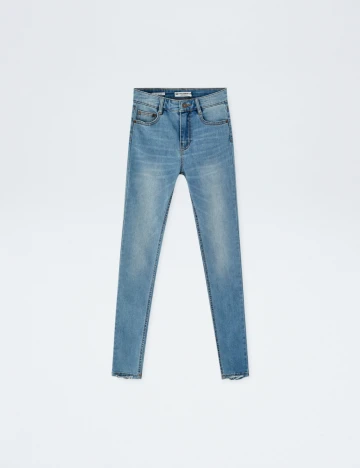 Blugi Pull&Bear, albastru denim, 32