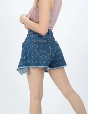 Pantaloni Scurti Only, bleumarin, M