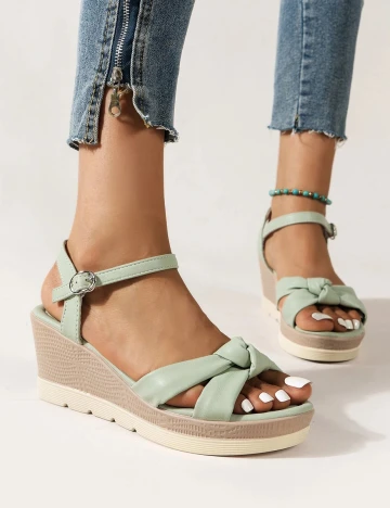Sandale SHEIN, verde, 36 Verde