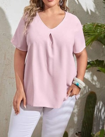 Camasa Emery Rose Curve, roz, 0 XL