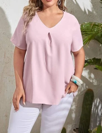 Camasa Emery Rose Curve, roz, 0 XL Roz