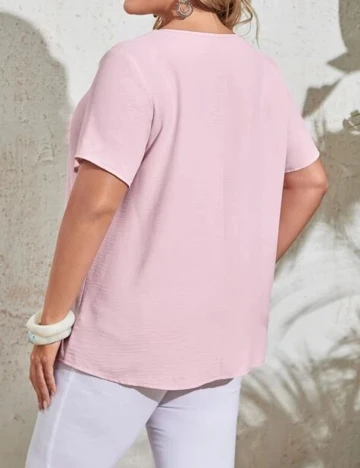 Camasa Emery Rose Curve, roz, 0 XL Roz