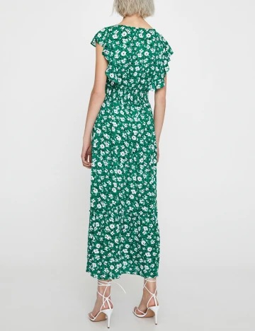 Rochie Pull&Bear, verde, L