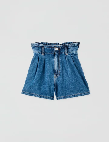 Pantaloni Pull&Bear, albastru, M