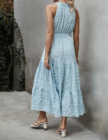 Rochie Lunga SHEIN, bleu, L