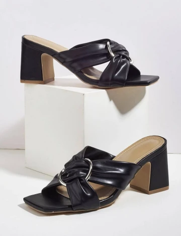 Saboti SHEIN, negru, 40 Negru