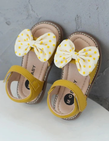 Sandale Shein Kids, mustar, 22