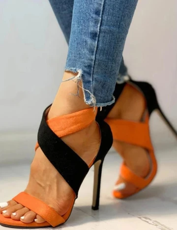 Sandale SHEIN, portocaliu, 39