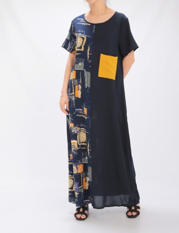 Rochie Lunga SHEIN, bleumarin, L