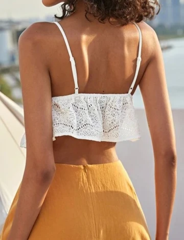 Top SHEIN, alb, XS
