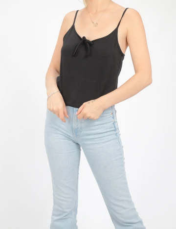Top Sinsay, negru, S