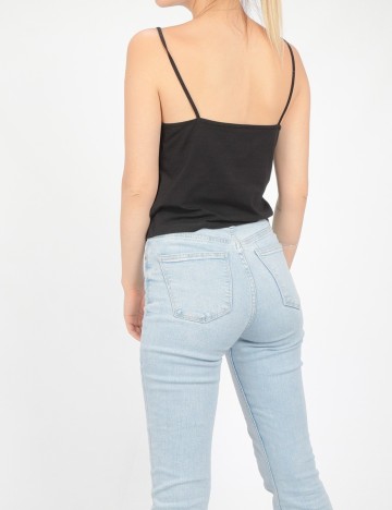 Top Sinsay, negru, S