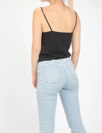 Top Sinsay, negru, S
