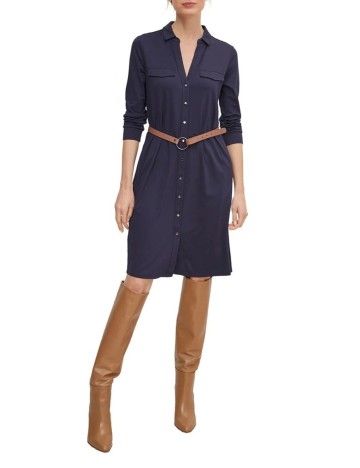 Rochie scurta Comma, bleumarin, 46