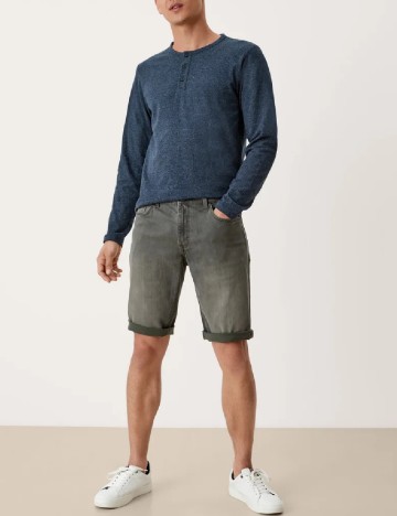 Pantaloni scurti s.Oliver, gri, W31