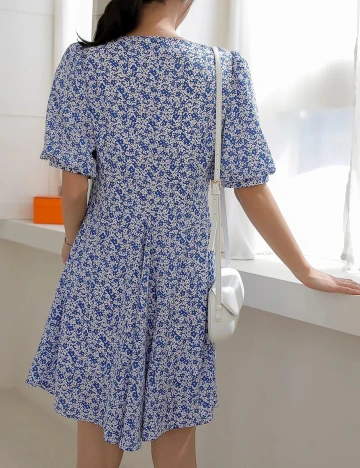 Rochie Scurta Dazy, albastru, L