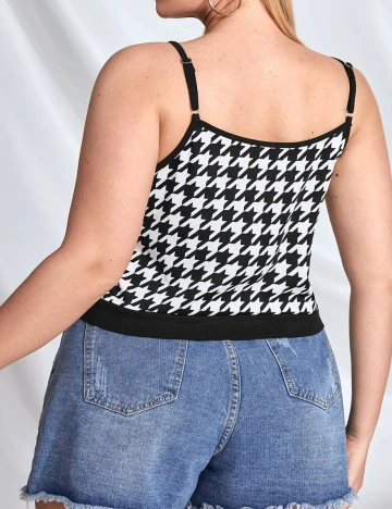 Top SHEIN CURVE, negru, 4XL Negru