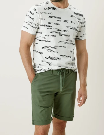 Pantaloni scurti s.Oliver, verde, W30 Verde