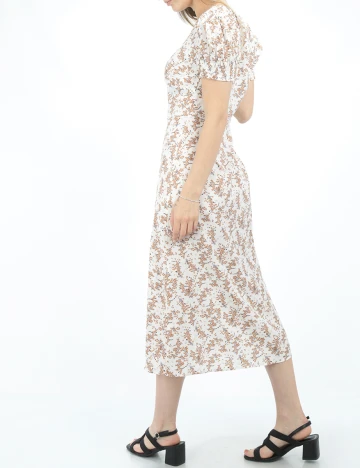 Rochie medie SHEIN, ecru, XS