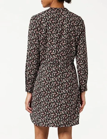 Rochie scurta Only, negru floral