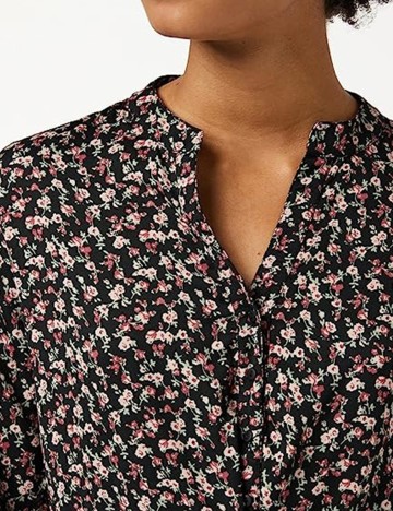 Rochie scurta Only, negru floral