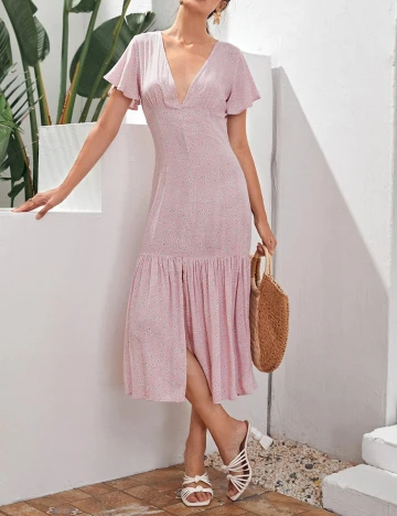 Rochie medie SHEIN, roz, S