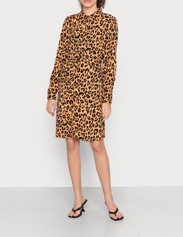 Rochie scurta Vila, animal print