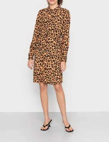 Rochie scurta Vila, animal print
