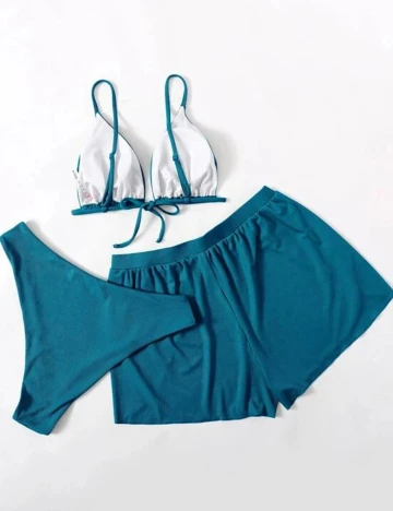 Costum de baie SHEIN CURVE, turcoaz, 0 XL