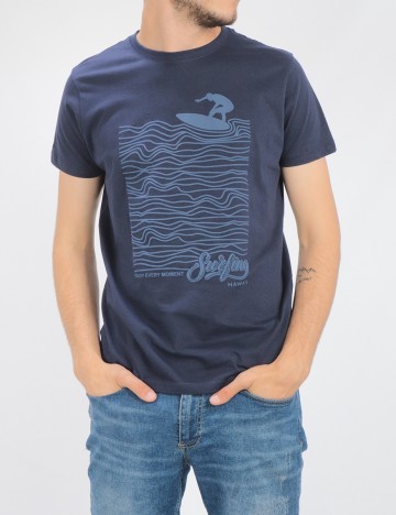 Tricou Milano Bulls, bleumarin, S