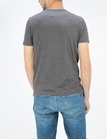 Tricou Milano Bulls, gri inchis, S