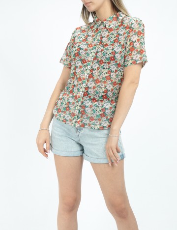
						Camasa Vila, floral, M