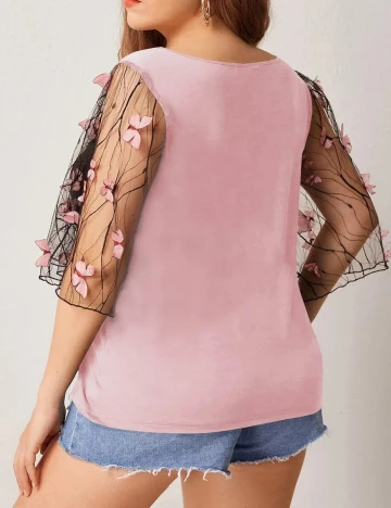 Bluza SHEIN CURVE, roz, 3XL