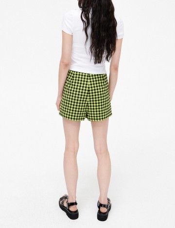 Fusta pantalon CROPP, verde/negru