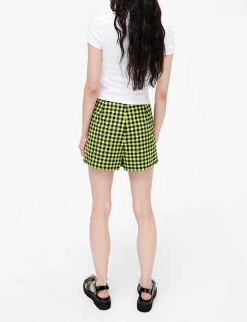 Fusta pantalon CROPP, verde/negru