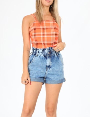 
						Pantaloni scurti CROPP, albastru
