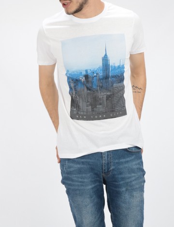 Tricou Milano Bulls, alb, S